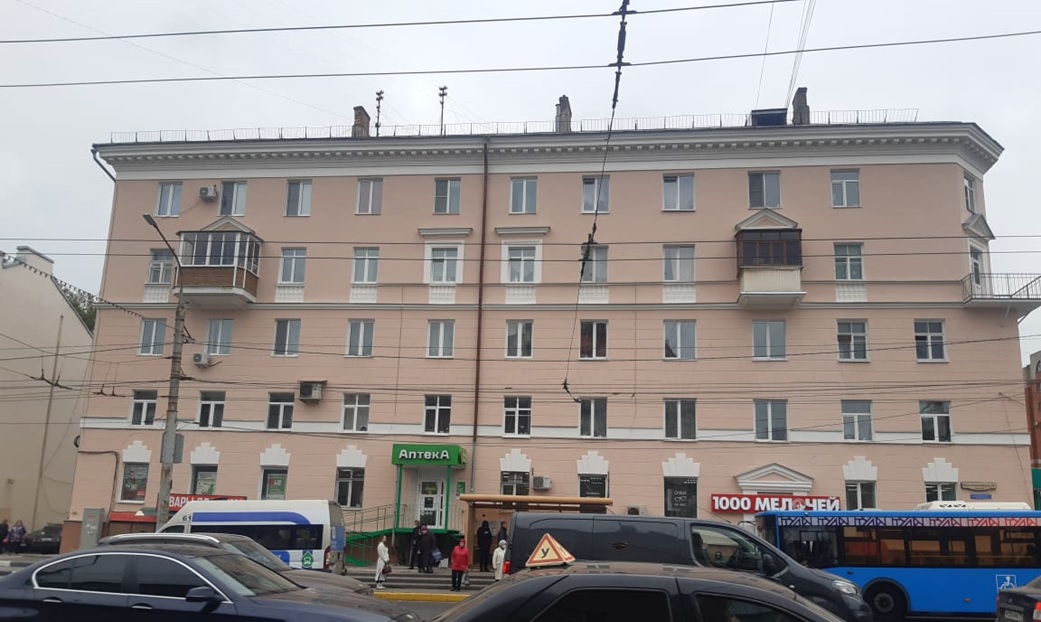 Завершен  ремонт фасадов многоквартирных домов 50 и 52 по  ул. Первомайской, 29 по Красноармейскому проспекту в областной столице